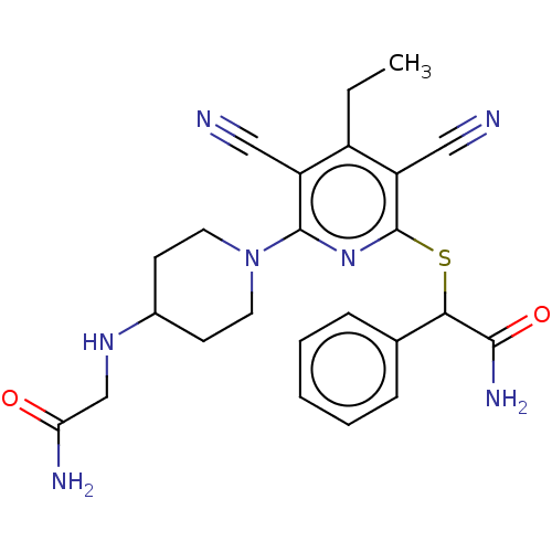 Chemical structure of BindingDB Monomer ID 491421