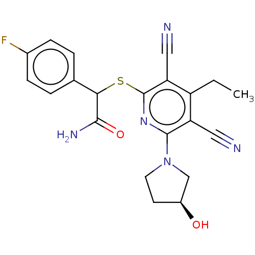 Chemical structure of BindingDB Monomer ID 491453