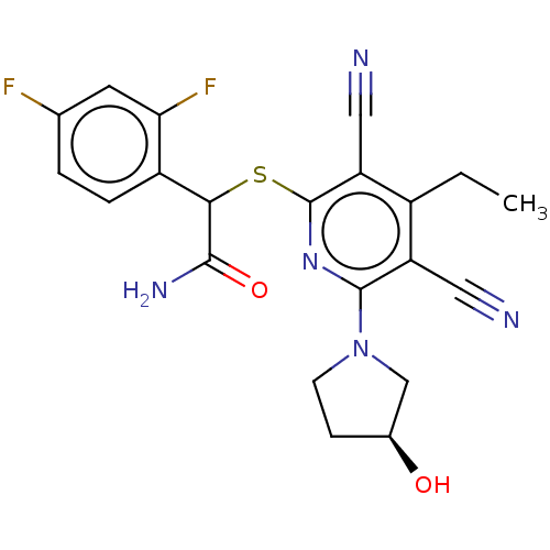 Chemical structure of BindingDB Monomer ID 491456