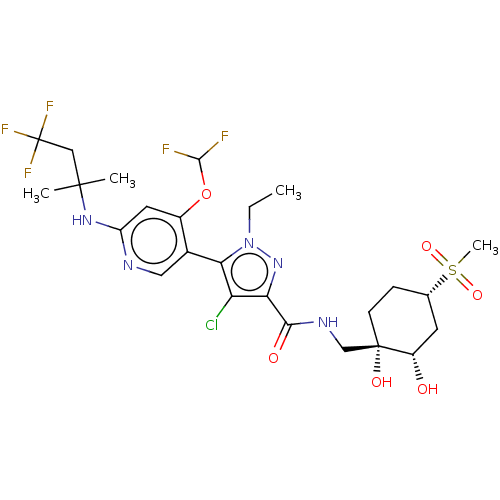 Chemical structure of BindingDB Monomer ID 491722