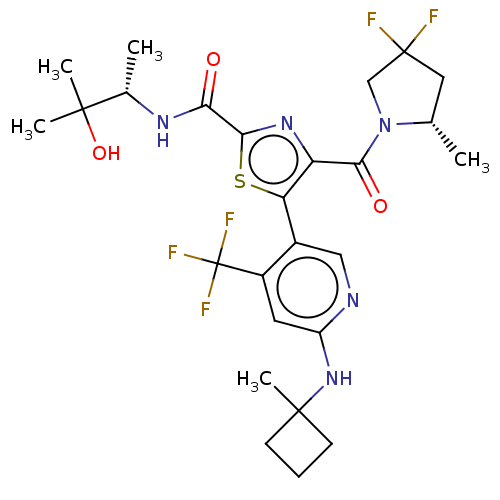 Chemical structure of BindingDB Monomer ID 492054