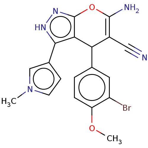 Chemical structure of BindingDB Monomer ID 492602