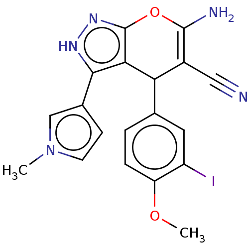 Chemical structure of BindingDB Monomer ID 492603