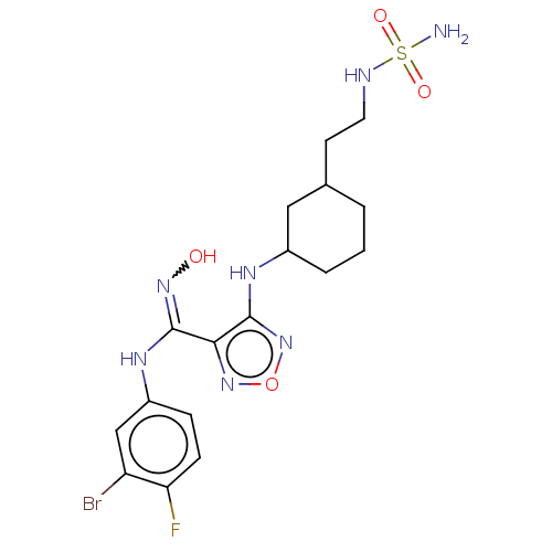 Chemical structure of BindingDB Monomer ID 492862