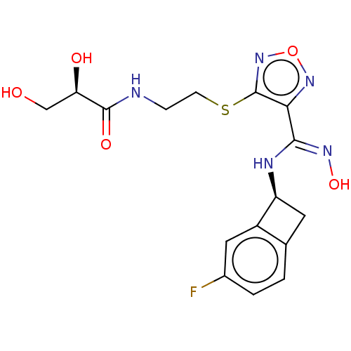 Chemical structure of BindingDB Monomer ID 494821