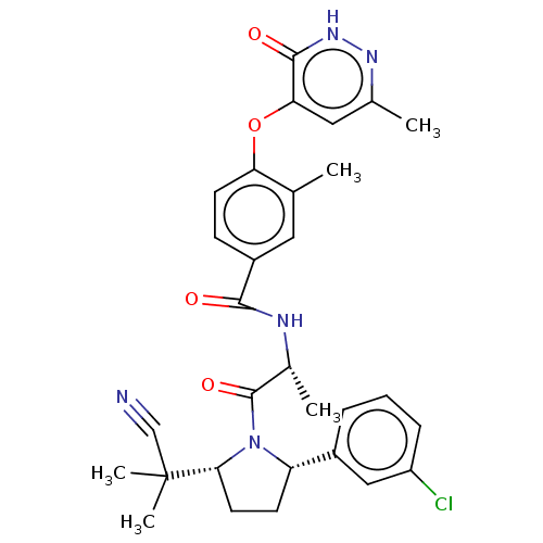 Chemical structure of BindingDB Monomer ID 495042