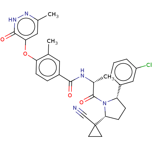 Chemical structure of BindingDB Monomer ID 495054