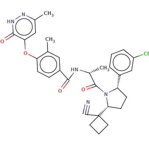 Chemical structure of BindingDB Monomer ID 495099