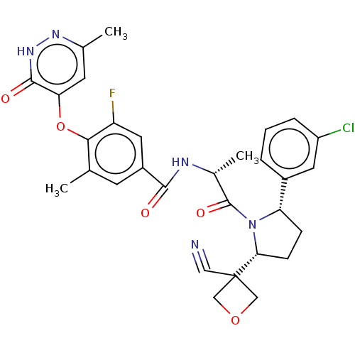 Chemical structure of BindingDB Monomer ID 495105