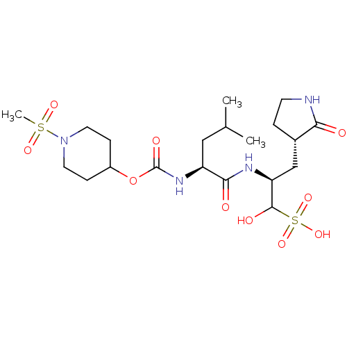 Chemical structure of BindingDB Monomer ID 496950