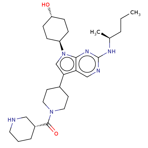 Chemical structure of BindingDB Monomer ID 497254