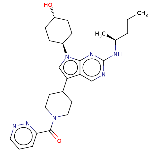 Chemical structure of BindingDB Monomer ID 497284
