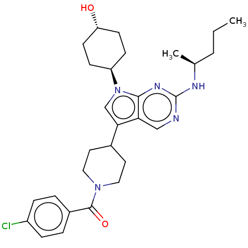 Chemical structure of BindingDB Monomer ID 497305