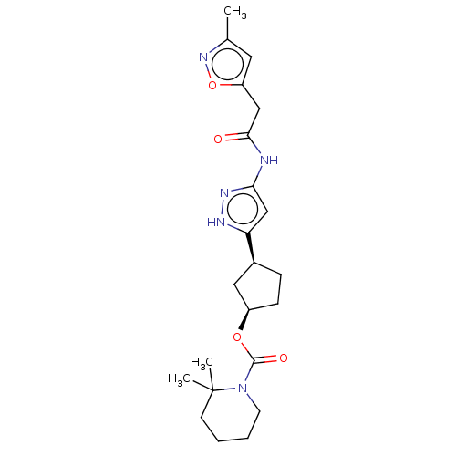 Chemical structure of BindingDB Monomer ID 498308