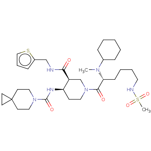 Chemical structure of BindingDB Monomer ID 498922