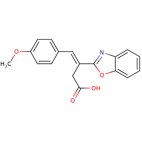 Chemical structure of BindingDB Monomer ID 54054