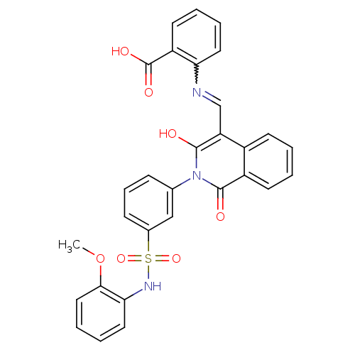 Chemical structure of BindingDB Monomer ID 54136