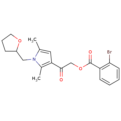 Chemical structure of BindingDB Monomer ID 54356