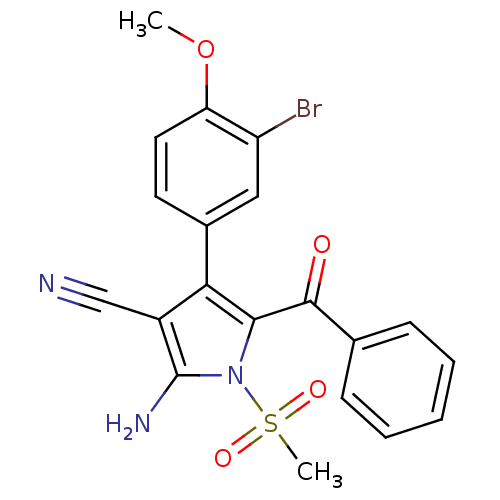 Chemical structure of BindingDB Monomer ID 54686