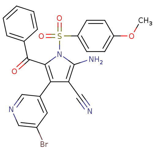 Chemical structure of BindingDB Monomer ID 54689