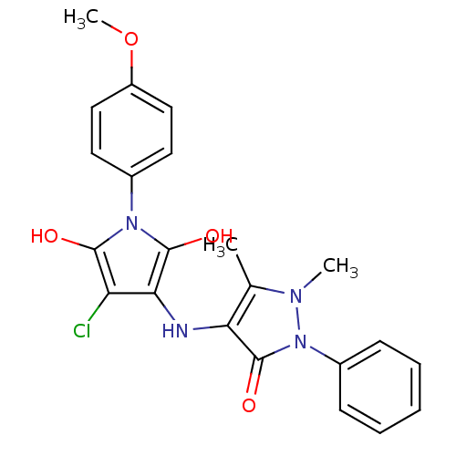 Chemical structure of BindingDB Monomer ID 54714