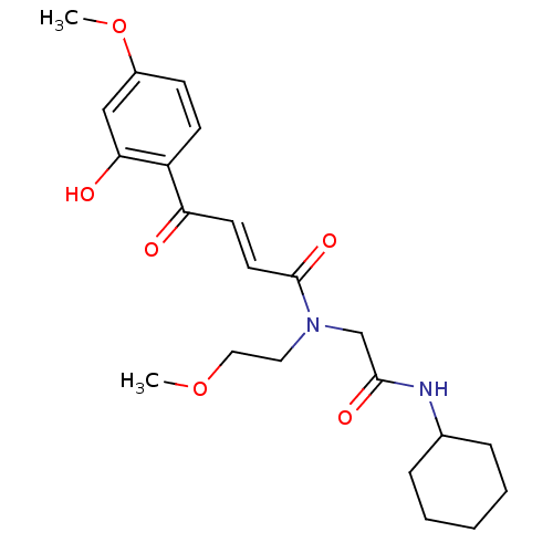 Chemical structure of BindingDB Monomer ID 54810