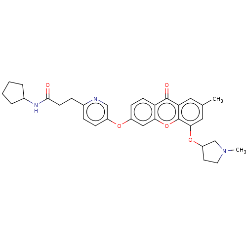 Chemical structure of BindingDB Monomer ID 501756