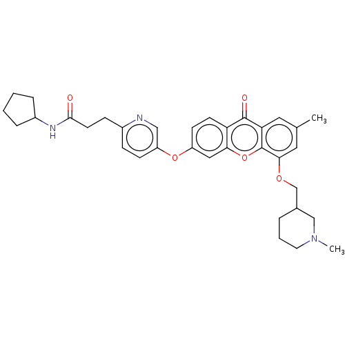 Chemical structure of BindingDB Monomer ID 501762