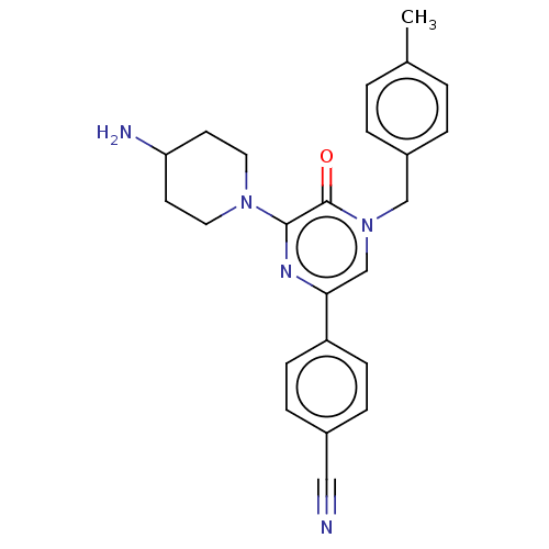 Chemical structure of BindingDB Monomer ID 501764
