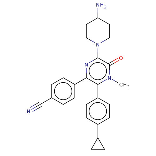 Chemical structure of BindingDB Monomer ID 501795
