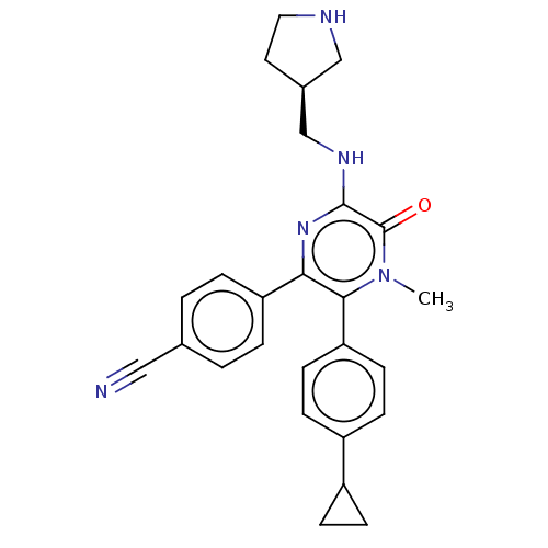 Chemical structure of BindingDB Monomer ID 501796