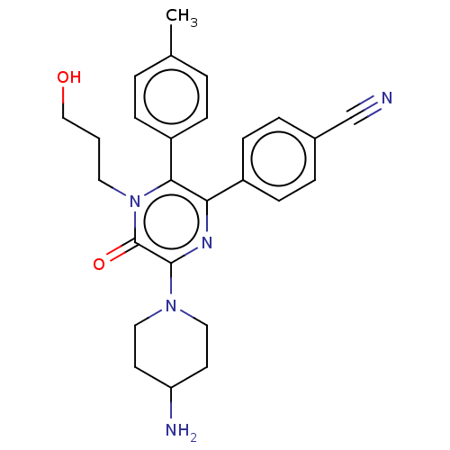 Chemical structure of BindingDB Monomer ID 501802