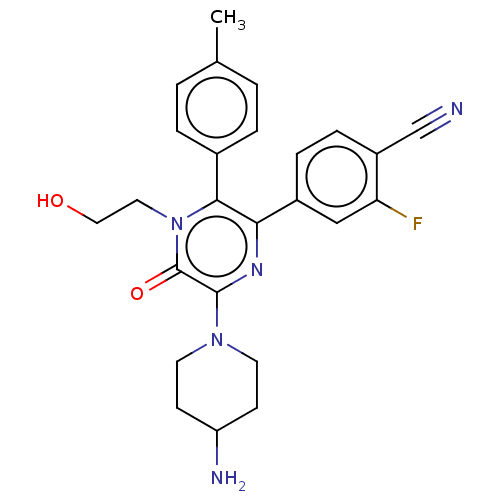 Chemical structure of BindingDB Monomer ID 501804