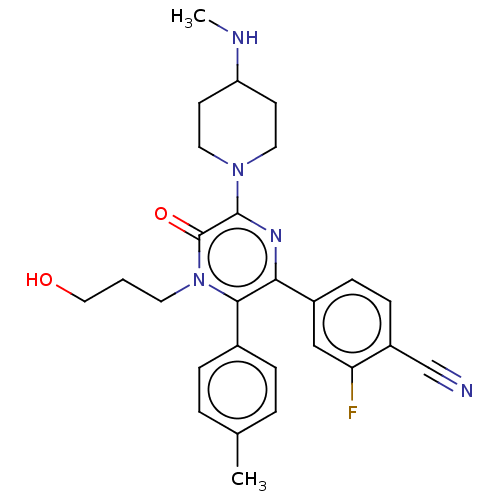 Chemical structure of BindingDB Monomer ID 501826