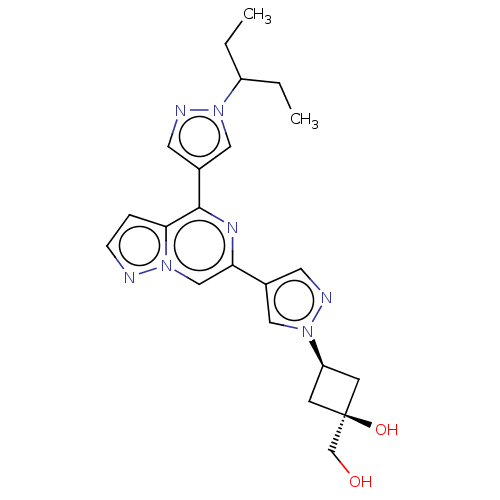 Chemical structure of BindingDB Monomer ID 502874