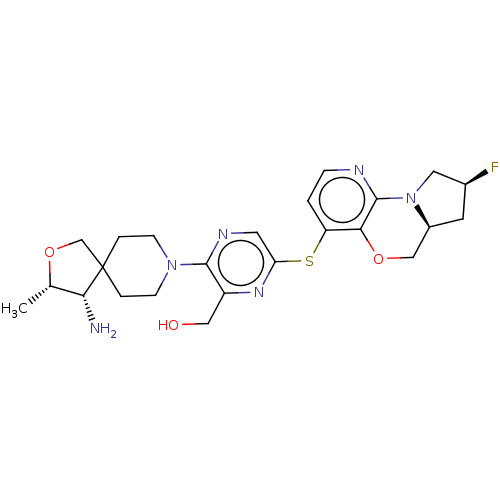 Chemical structure of BindingDB Monomer ID 504294