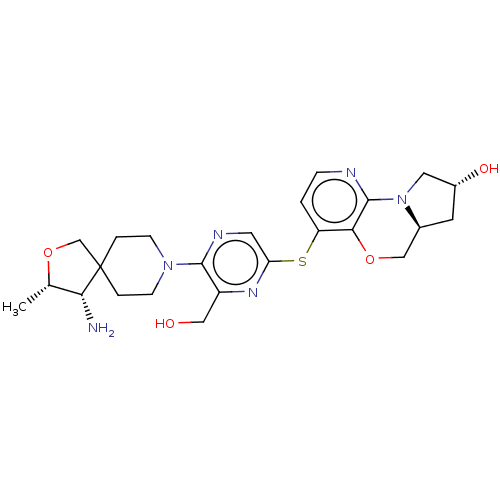 Chemical structure of BindingDB Monomer ID 504299