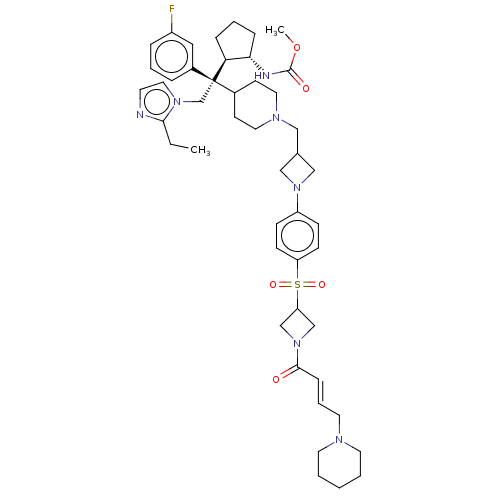 Chemical structure of BindingDB Monomer ID 506364