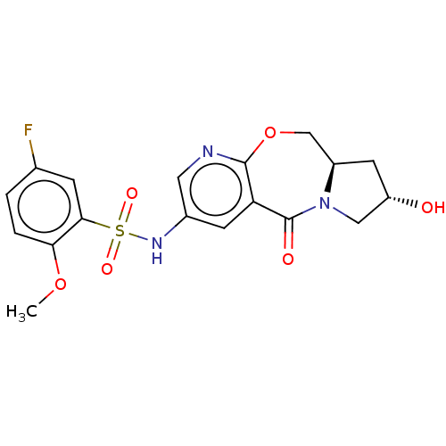 Chemical structure of BindingDB Monomer ID 508488