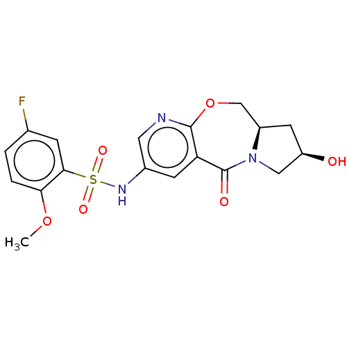 Chemical structure of BindingDB Monomer ID 508492