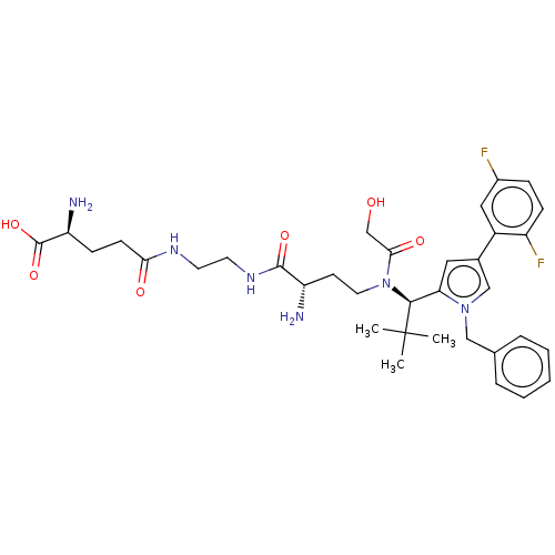 Chemical structure of BindingDB Monomer ID 509105