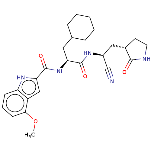 Chemical structure of BindingDB Monomer ID 509802