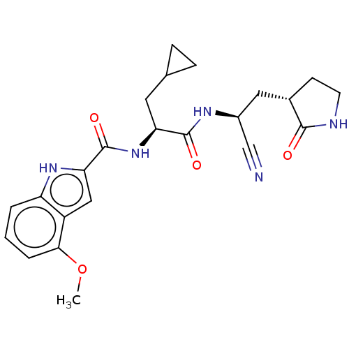 Chemical structure of BindingDB Monomer ID 509805