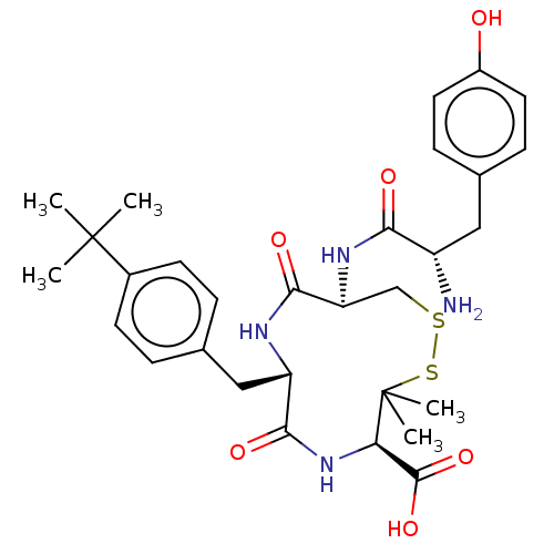 Chemical structure of BindingDB Monomer ID 50000654