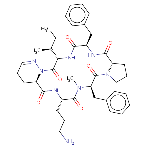Chemical structure of BindingDB Monomer ID 50001307