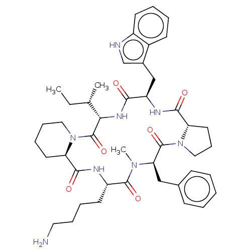 Chemical structure of BindingDB Monomer ID 50001317