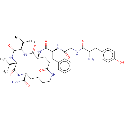 Chemical structure of BindingDB Monomer ID 50001457