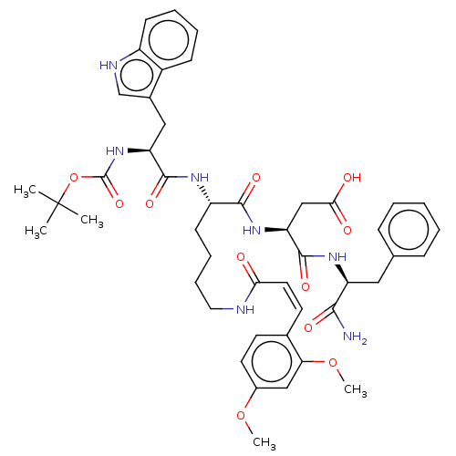 Chemical structure of BindingDB Monomer ID 50002502