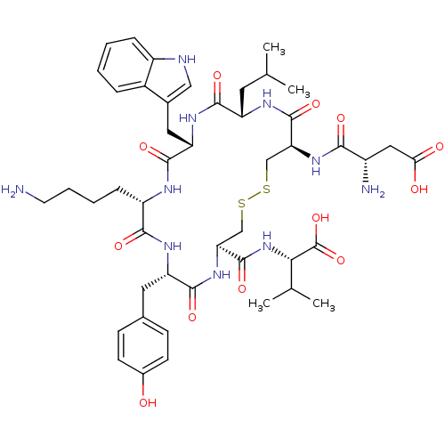 Chemical structure of BindingDB Monomer ID 50002722