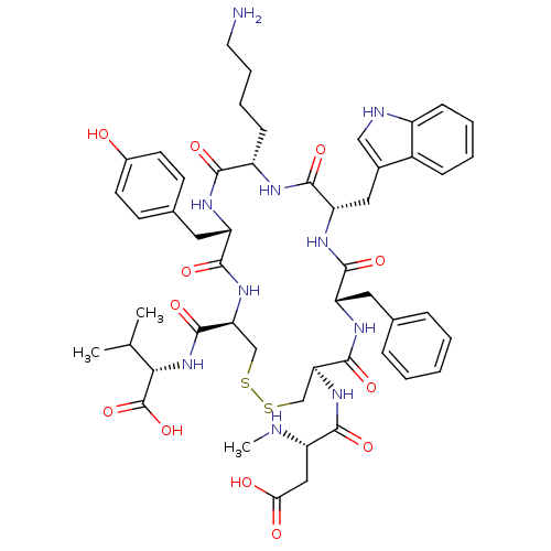 Chemical structure of BindingDB Monomer ID 50002725